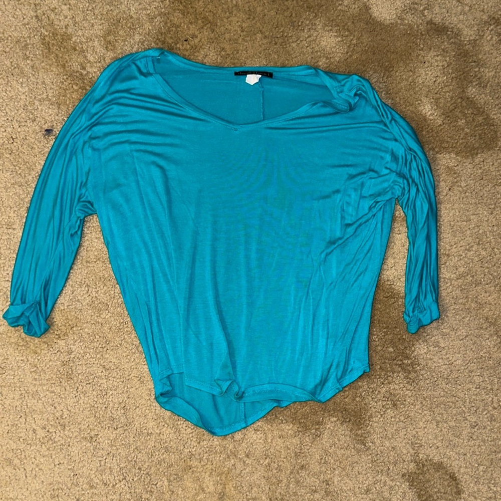 Derek heart, small, blue